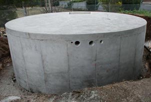 Domestic concrete water tank construction Victoria
